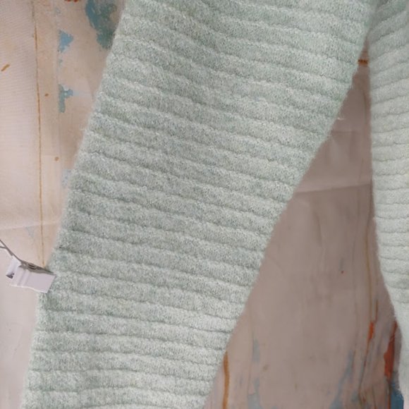 NWT Vero Moda soft textured crew neck long sleeve sweater/size s/minty green - Picture 5 of 10
